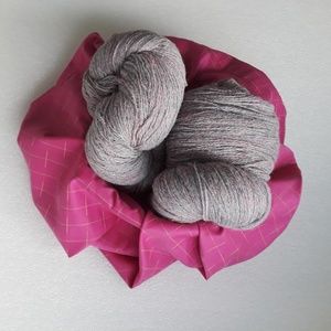 2-Ply Wool Yarn, two hanks